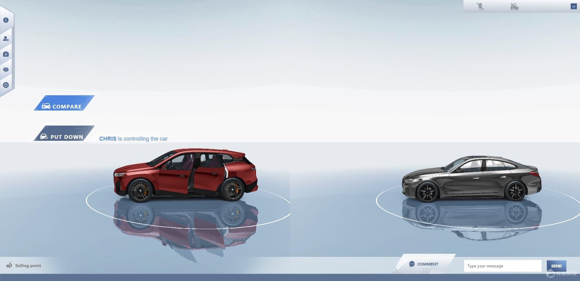 web 3D交互