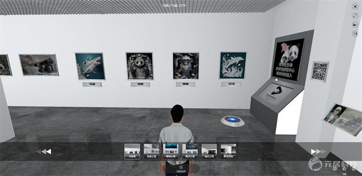 线上虚拟艺术展的优势与展览方式