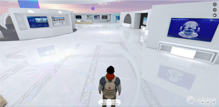 元宇宙企业展厅建设方案-元宇宙展厅效果图