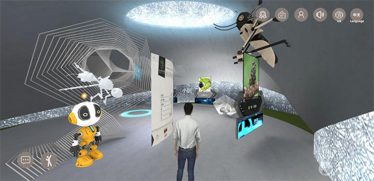 VR虚拟展馆设计方案-VR线上展馆效果图